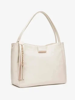 BORSA A SPALLA DONNA - NERO GIARDINI PANNA - E644151D