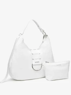 BORSA A SPALLA DONNA - NERO GIARDINI BIANCO - E644161D