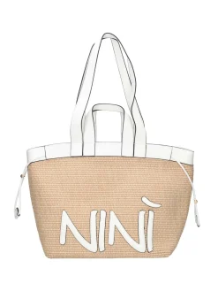 BORSA A SPALLA DONNA - NINI BIANCO - 26308