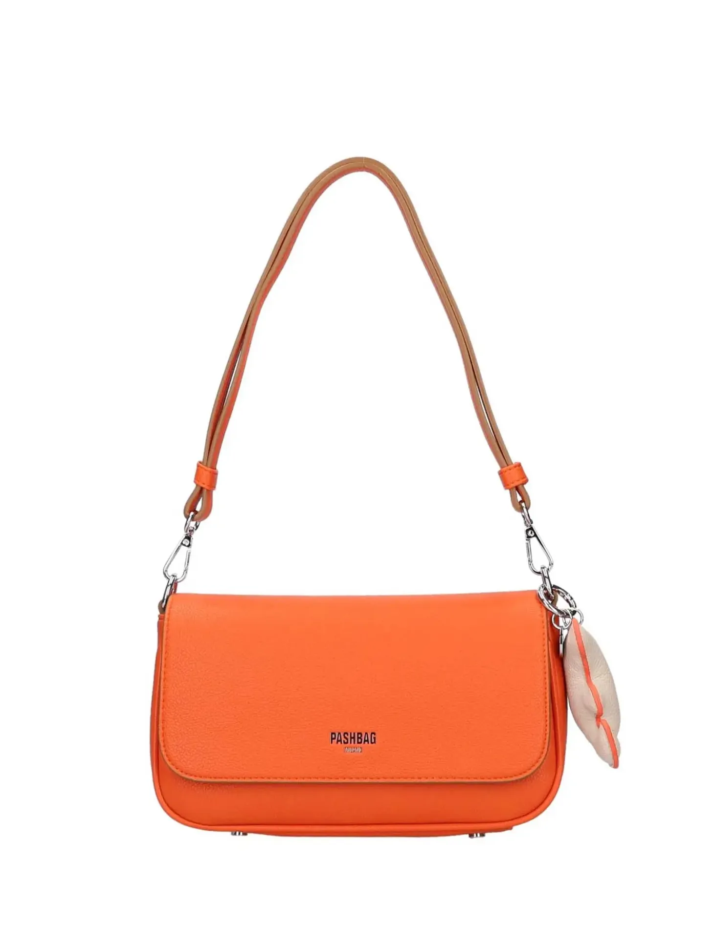 BORSA A SPALLA DONNA - PASH BAG ARANCIO - 19697-LIK-S6B-P