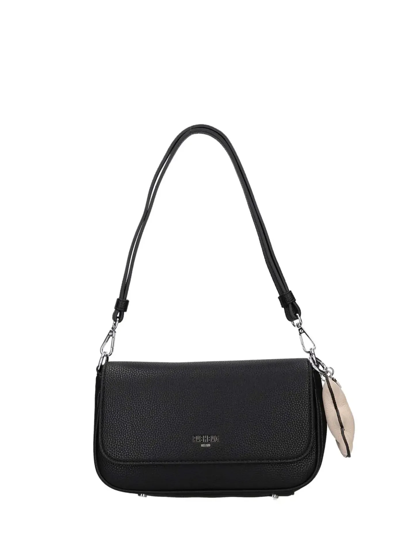 BORSA A SPALLA DONNA - PASH BAG NERO - 19694-LIK-S6B-P
