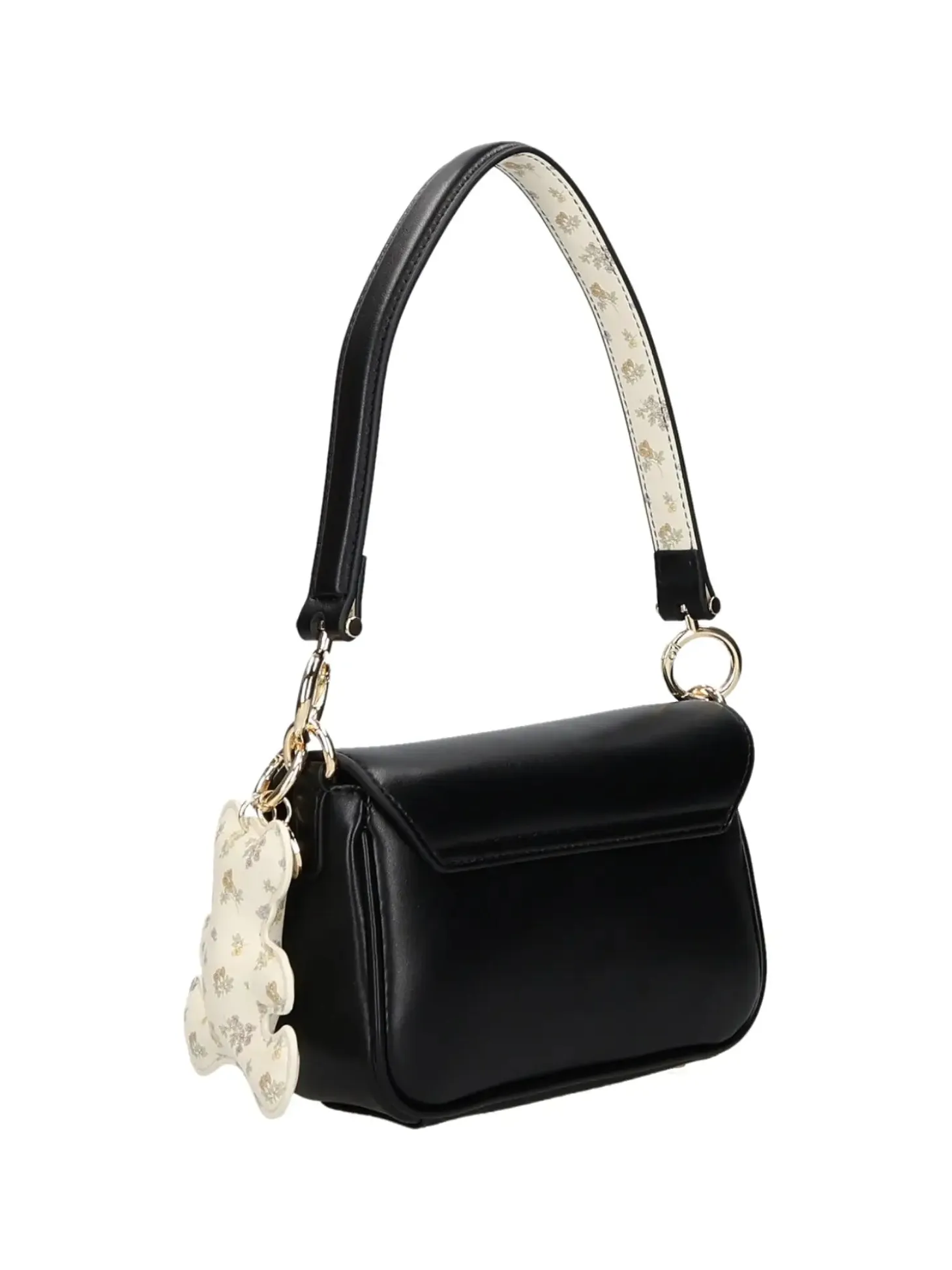 BORSA A SPALLA DONNA - PASH BAG NERO - 19745-MIS-S6B-P