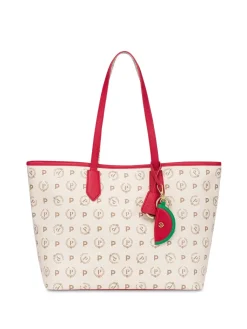 BORSA A SPALLA DONNA - POLLINI AVORIO-ROSSO - TE8427PP06Q1Y
