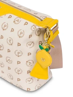 BORSA A SPALLA DONNA - POLLINI AVORIO-GIALLO - TE8400PP02Q1Y