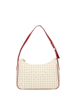 BORSA A SPALLA DONNA - POLLINI AVORIO-ROSSO - TE8552PP0OQ11