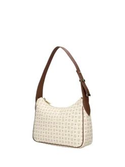 BORSA A SPALLA DONNA - POLLINI AVORIO-MARRONE - TE8552PP0OQ11