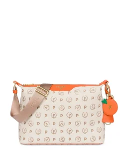 BORSA A SPALLA DONNA - POLLINI AVORIO-ARANCIO - TE8400PP02Q1Y