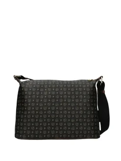 BORSA A SPALLA DONNA - POLLINI NERO-MARRONE - TE8400PP02Q11