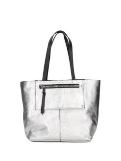 BORSA A SPALLA DONNA - REBELLE ARGENTO - REB0174 P0016