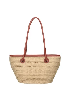 BORSA A SPALLA DONNA - REBELLE BEIGE - REB0213 T0022