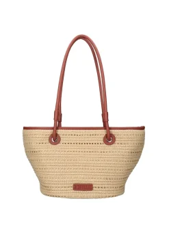BORSA A SPALLA DONNA - REBELLE BEIGE - REB0213 T0022