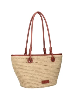 BORSA A SPALLA DONNA - REBELLE BEIGE - REB0213 T0022