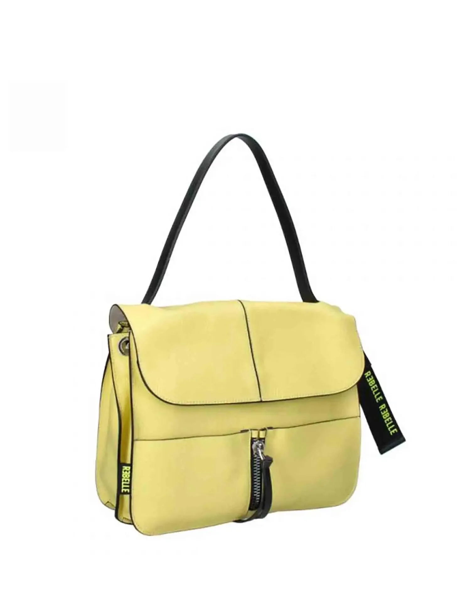BORSA A SPALLA DONNA - REBELLE GIALLO - REB0145 P0001