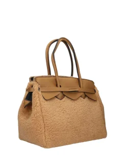 BORSA A SPALLA DONNA - SAVE MY BAG CAMEL - S62-MISS-L-FUL
