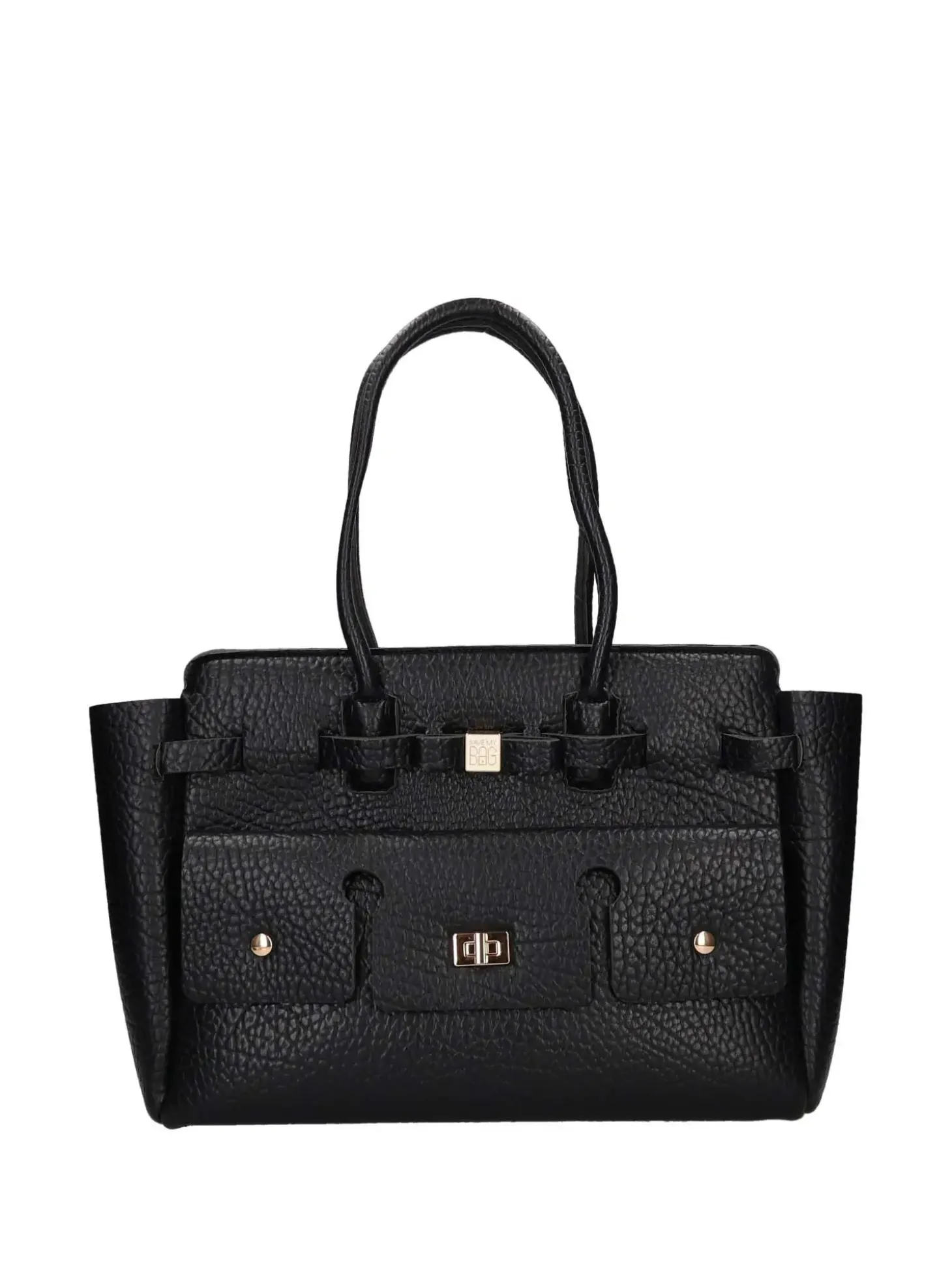 BORSA A SPALLA DONNA - SAVE MY BAG NERO - S62-CLARA-L-PUB