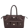 BORSA A SPALLA DONNA - SAVE MY BAG MARRONE - S62-CLARA-L-PUB