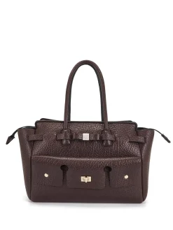 BORSA A SPALLA DONNA - SAVE MY BAG MARRONE - S62-CLARA-L-PUB