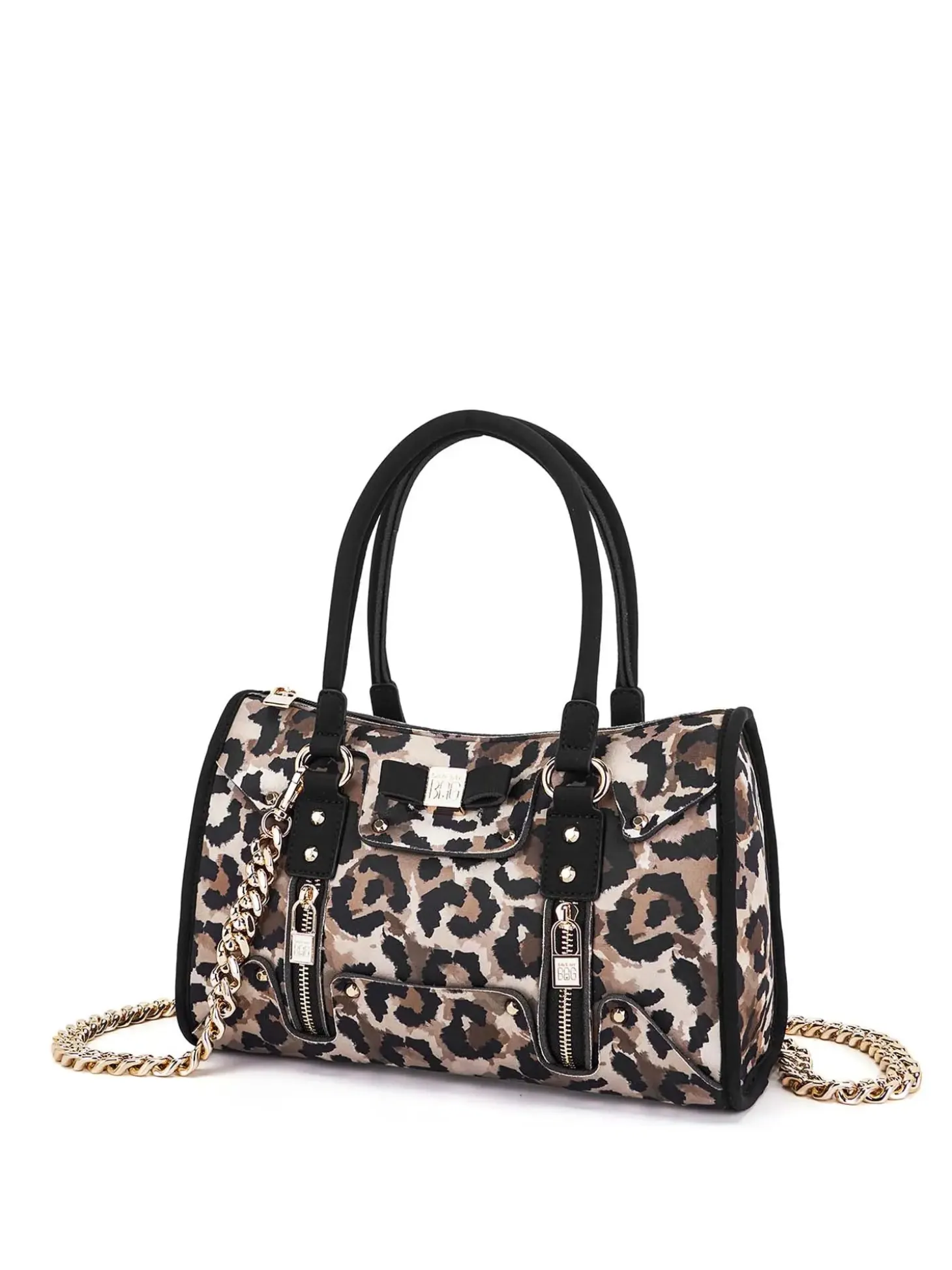 BORSA A SPALLA DONNA - SAVE MY BAG LEOPARDO - S62-SELENA-M-LY