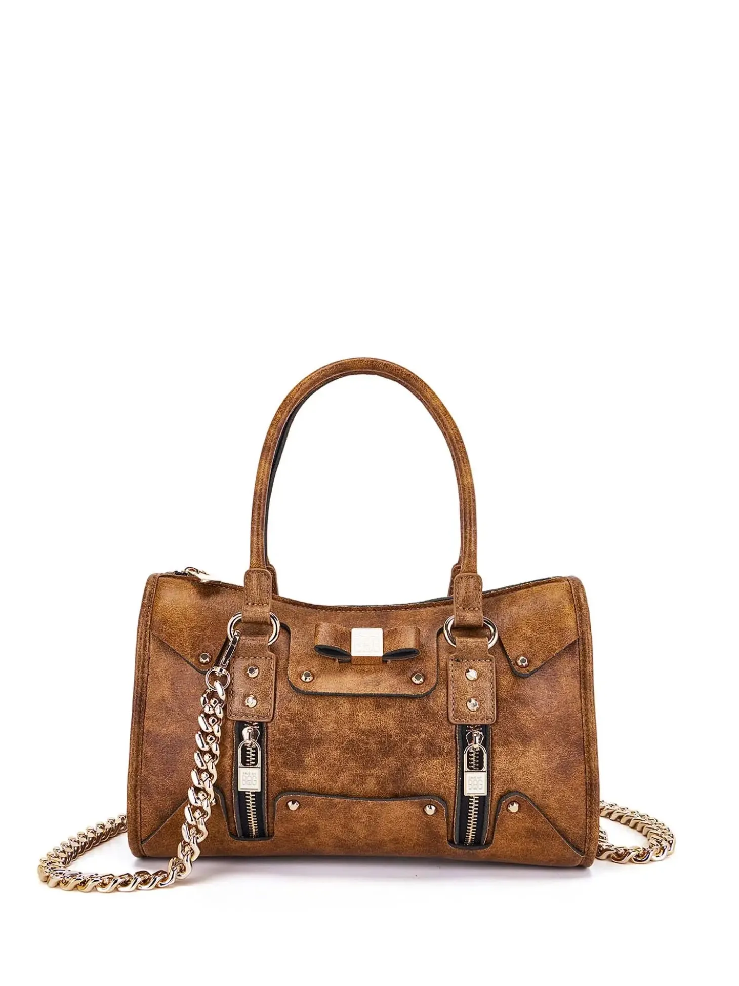 BORSA A SPALLA DONNA - SAVE MY BAG CUOIO - S62-SELENA-M-EMU