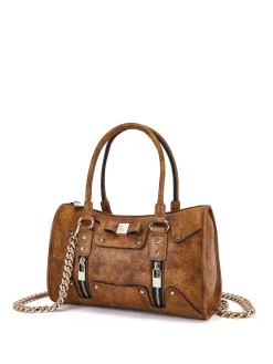 BORSA A SPALLA DONNA - SAVE MY BAG CUOIO - S62-SELENA-M-EMU