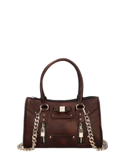 BORSA A SPALLA DONNA - SAVE MY BAG MARRONE - S62-SELENA-M-EMU
