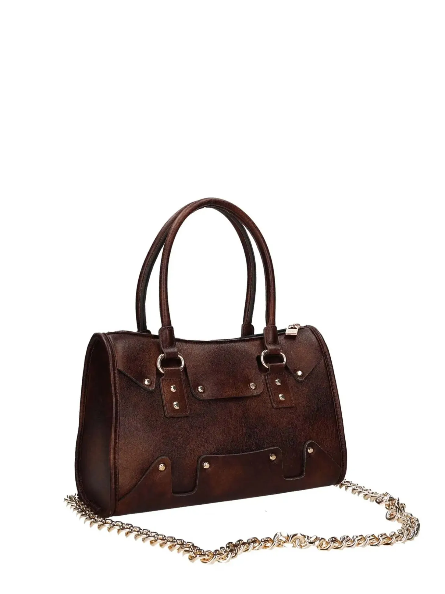 BORSA A SPALLA DONNA - SAVE MY BAG MARRONE - S62-SELENA-M-EMU