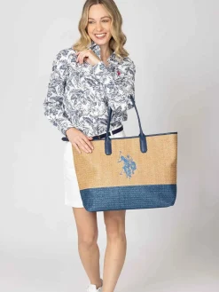 BORSA A SPALLA DONNA - US POLO ASSN. NAVY - BEU2P8695WP5
