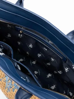 BORSA A SPALLA DONNA - US POLO ASSN. NAVY - BEU2P8695WP5