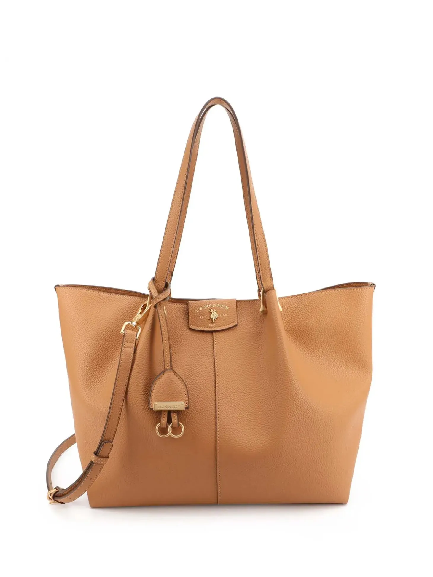 BORSA A SPALLA DONNA - US POLO ASSN. CAMEL - BEU3R9063WVP