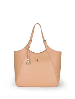 BORSA A SPALLA DONNA - US POLO ASSN. CAMEL - BEUJE9094WVP
