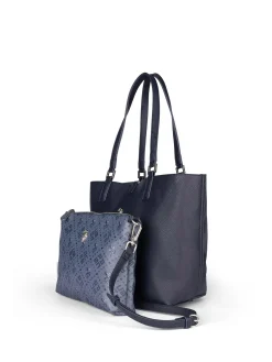 BORSA A SPALLA DONNA - US POLO ASSN. NAVY - BEUM08707WVP