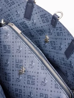 BORSA A SPALLA DONNA - US POLO ASSN. NAVY - BEUM08707WVP