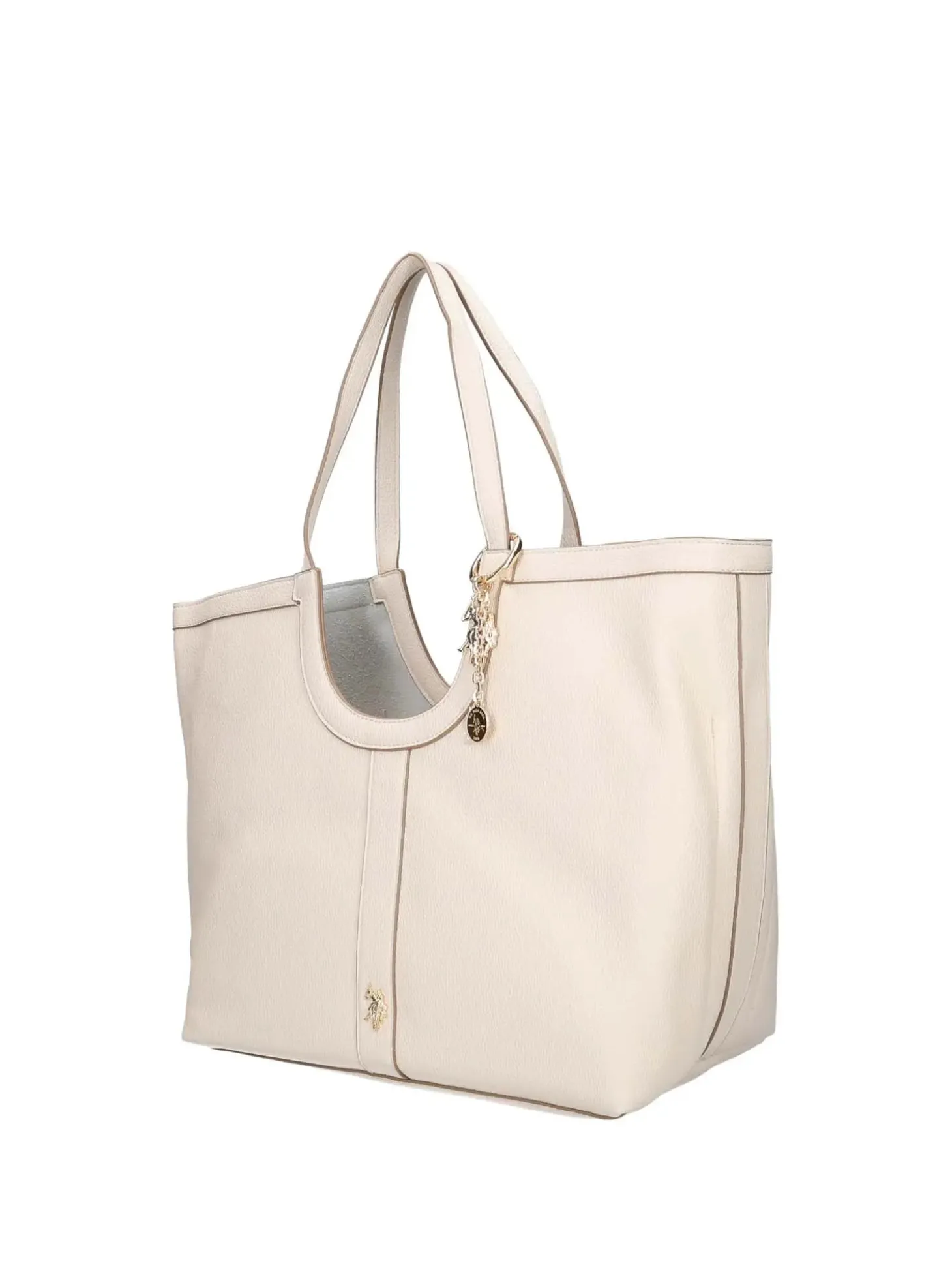 BORSA A SPALLA DONNA - US POLO ASSN. NATURALE - BEU8L9054WVP