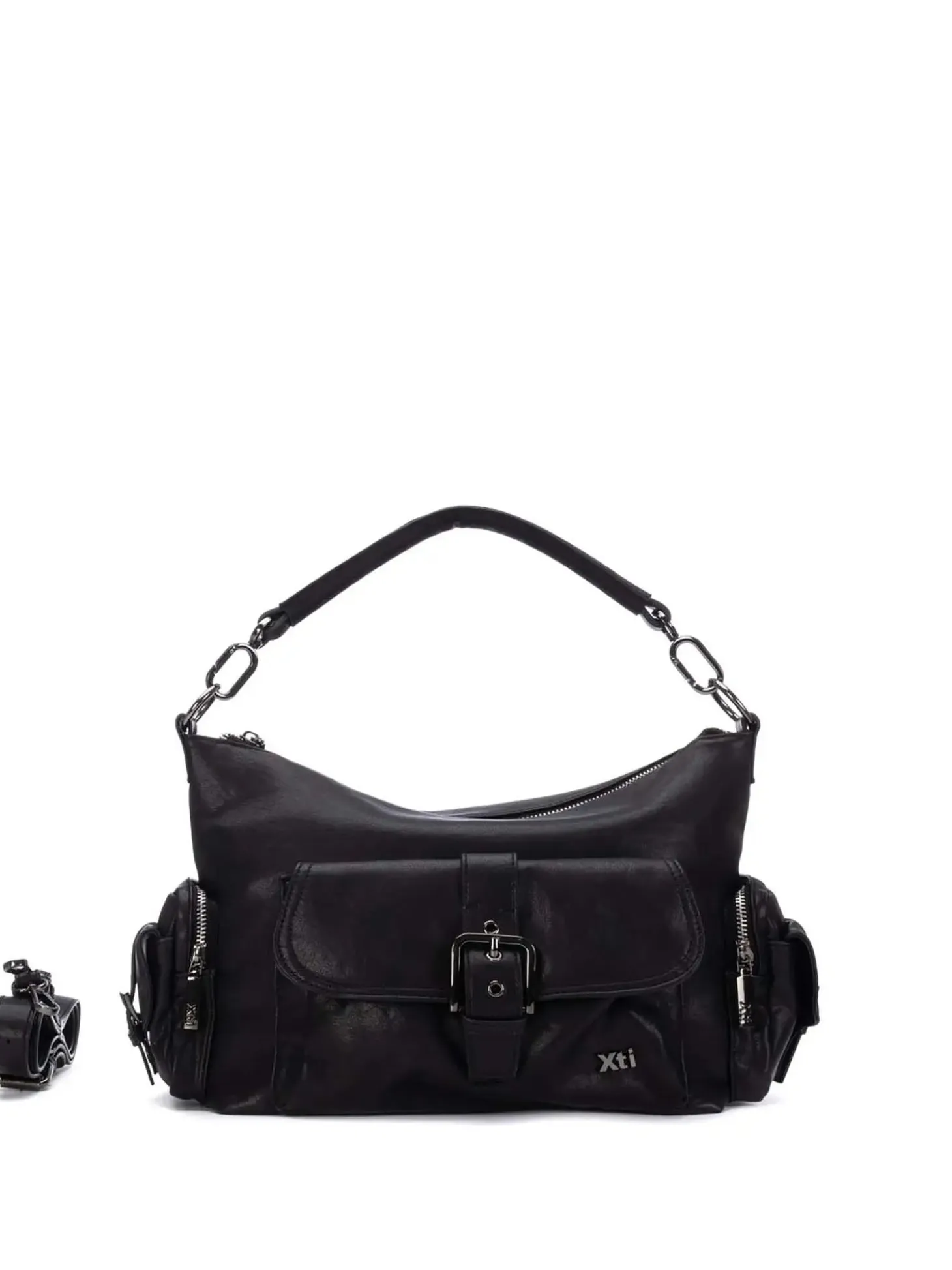 BORSA A SPALLA DONNA - XTI NERO - 184669