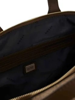 BORSA VALIGERIA UNISEX - GUESS MARRONE - TWLB96 76019