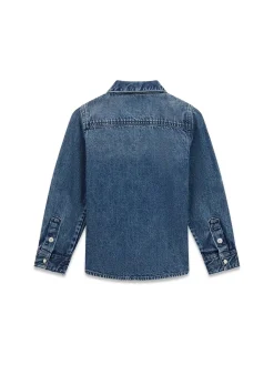 CAMICIA BAMBINO - GUESS KIDS BLU - N6RH00 D4EU0