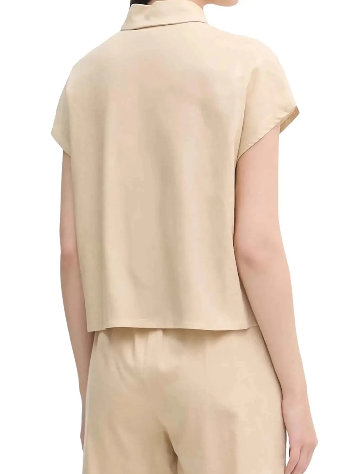 CAMICIA DONNA - GAUDI JEANS BEIGE - 611BD45024