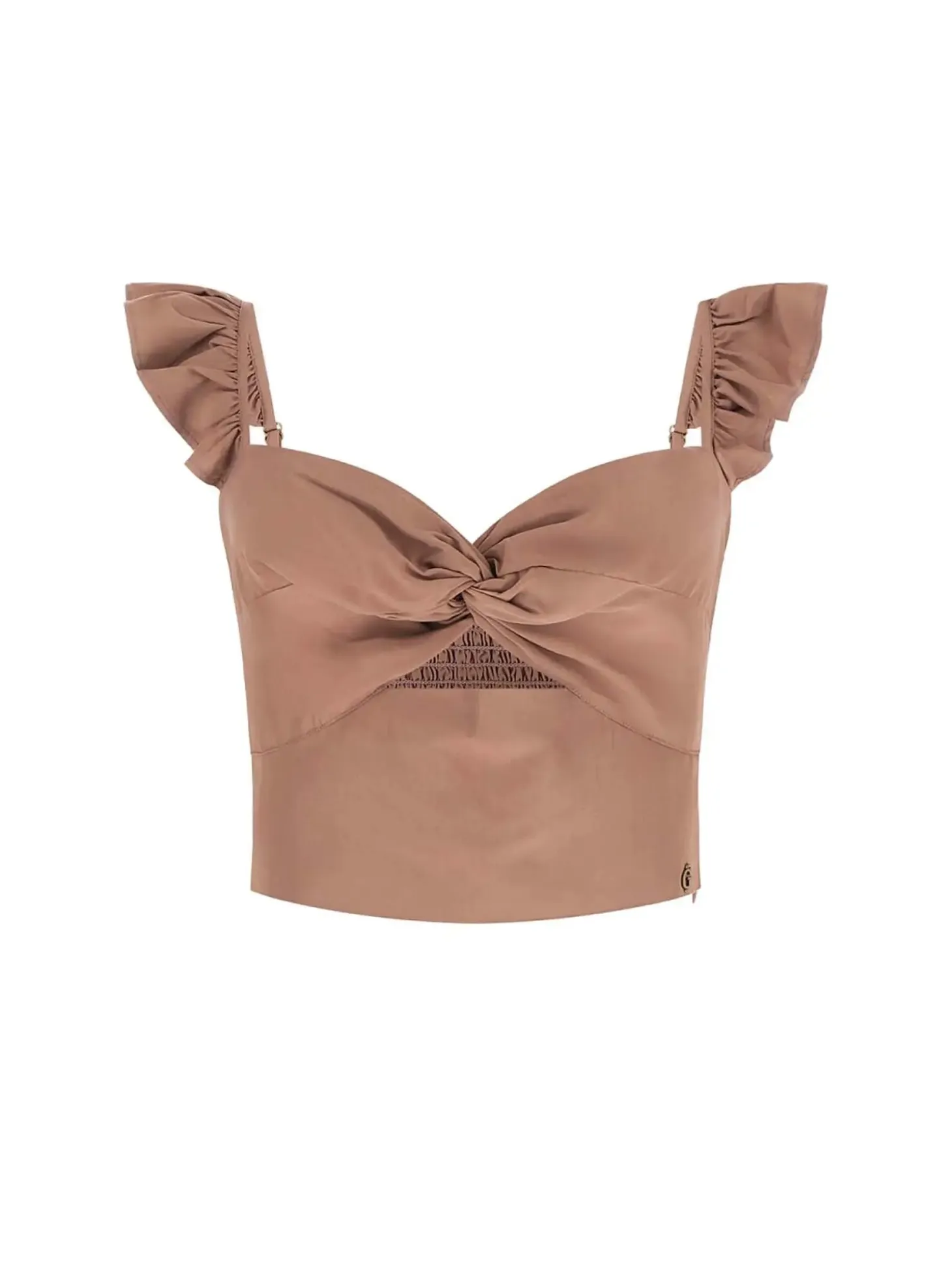 CAMICIA DONNA - GUESS APPAREL COGNAC - W6GH92 W2383