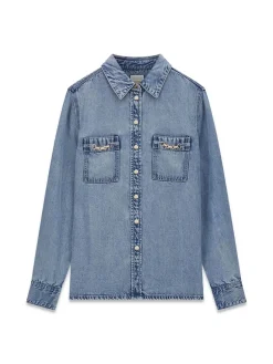 CAMICIA DONNA - GUESS APPAREL JEANS - W6YH19 D1353