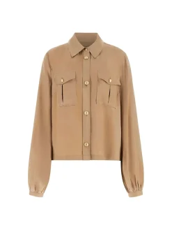 CAMICIA DONNA - GUESS APPAREL SABBIA - W6GH22 W1789