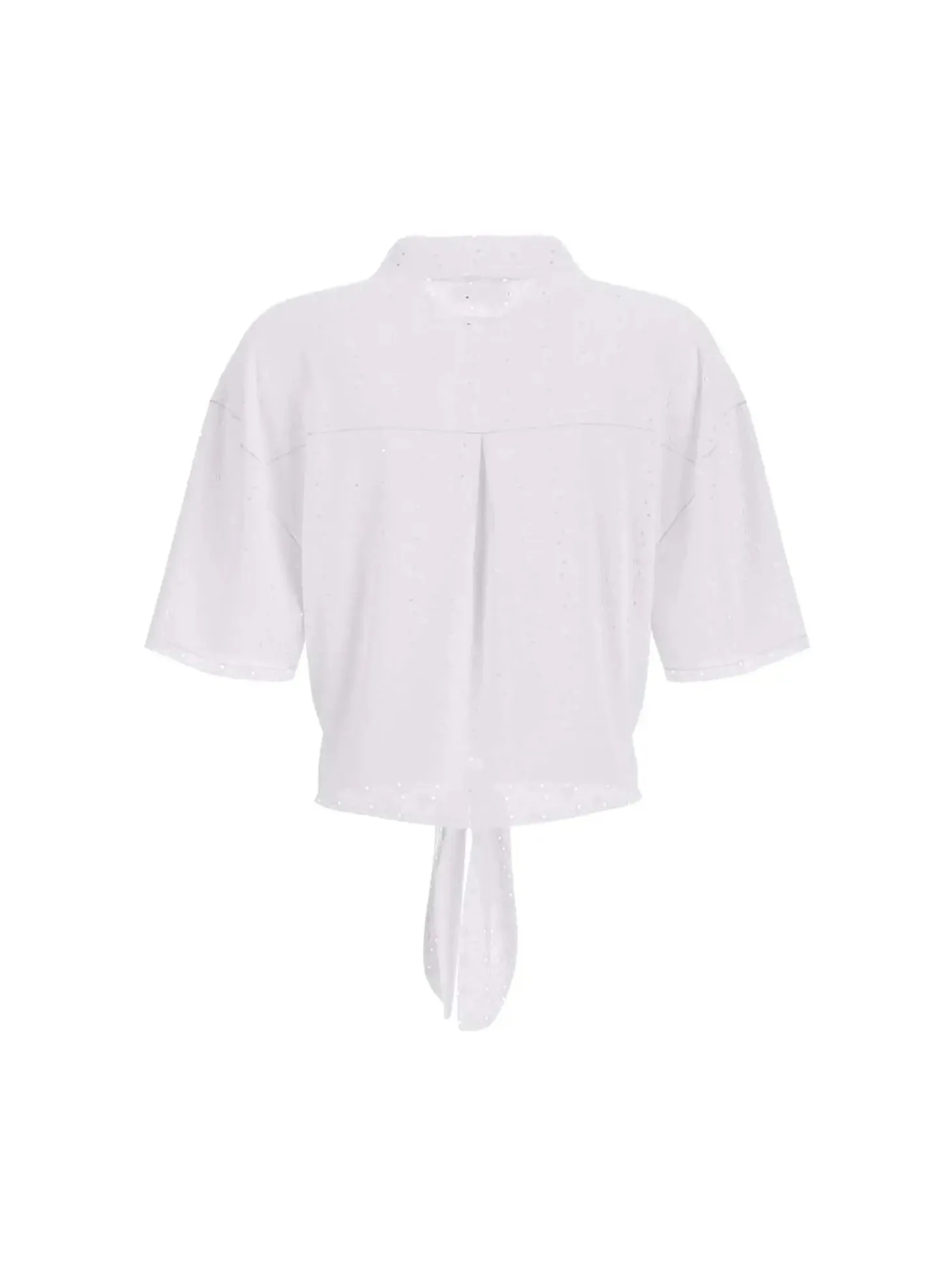 CAMICIA DONNA - GUESS JEANS BIANCO - W6GHA3 WO331