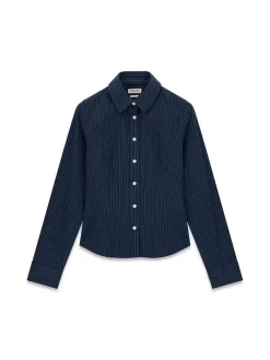 CAMICIA DONNA - GUESS JEANS BLU - W6YH11 W2835