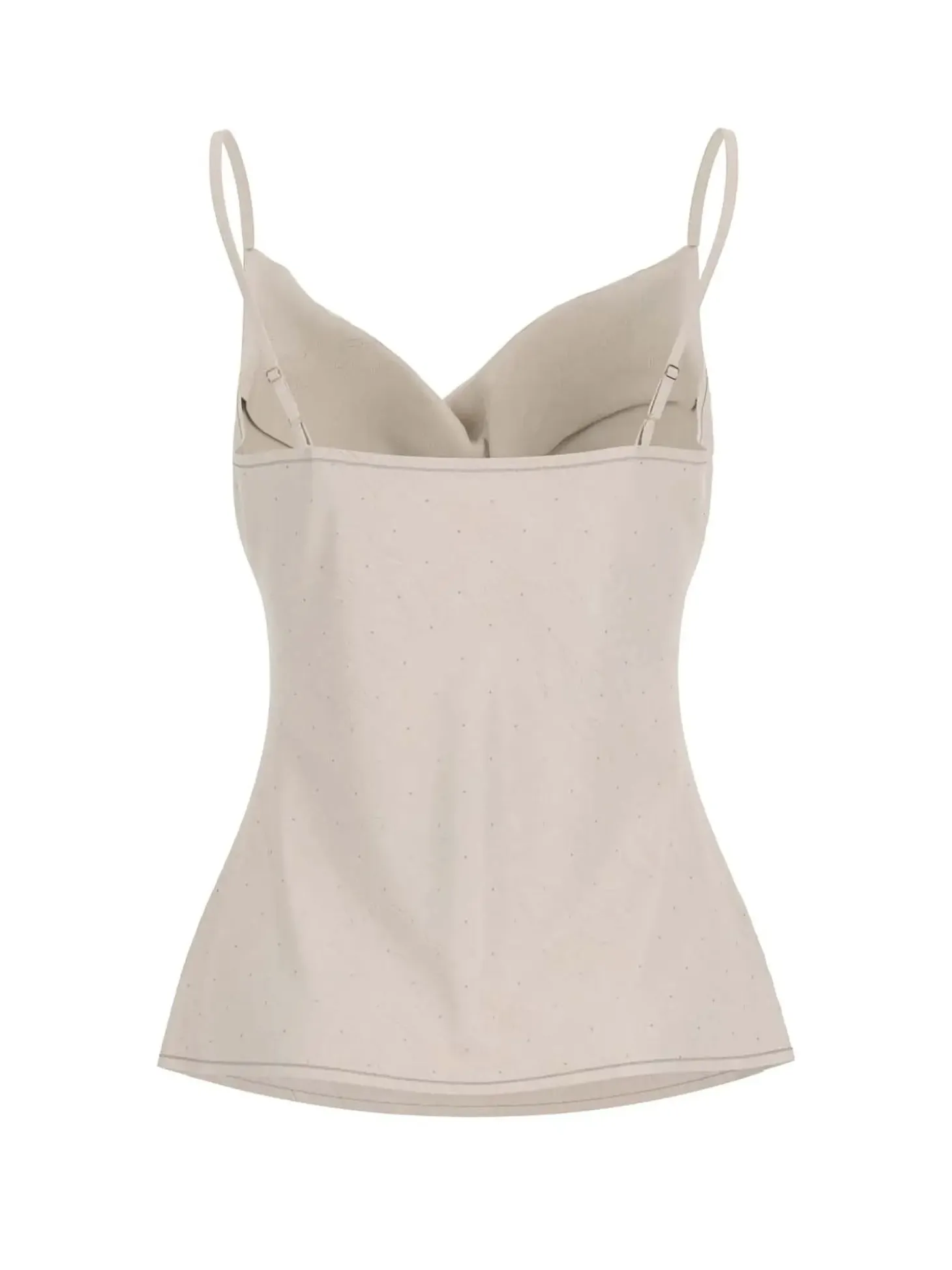 CANOTTA DONNA - GUESS APPAREL BEIGE - W6RH55 WJ732