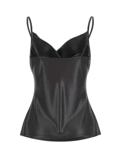 CANOTTA DONNA - GUESS APPAREL NERO - W6RH55 WJ732