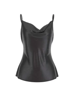 CANOTTA DONNA - GUESS APPAREL NERO - W6RH55 WJ732