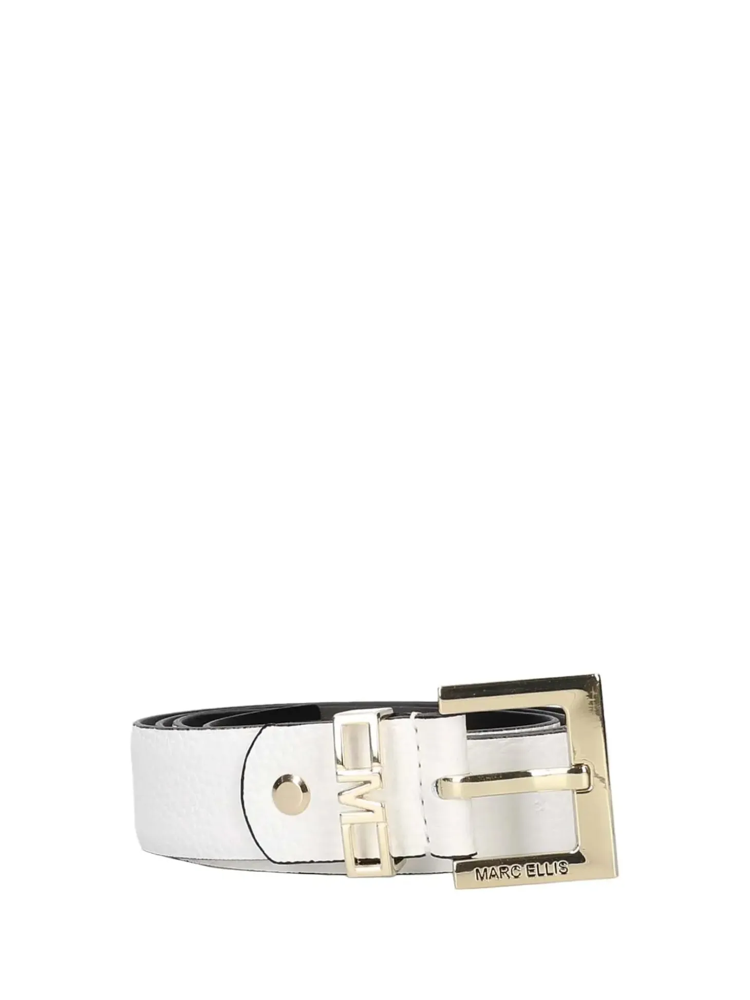 CINTURA DONNA - MARC ELLIS BIANCO-ORO - ME BELT - 170 DO