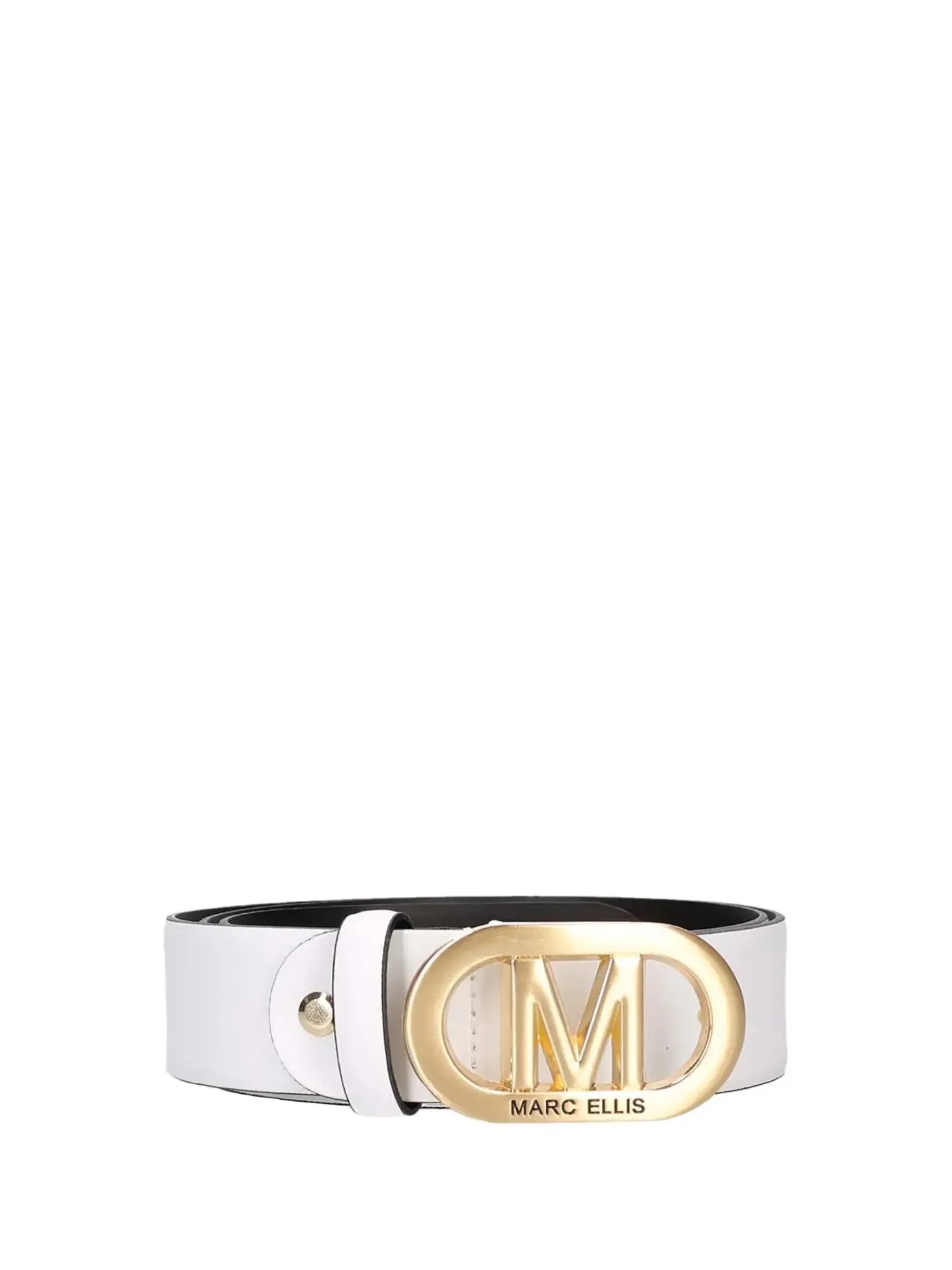 CINTURA DONNA - MARC ELLIS BIANCO-ORO - ME BELT - 175 BX