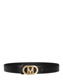 CINTURA DONNA - MARC ELLIS NERO-ORO - ME BELT - 175 BX