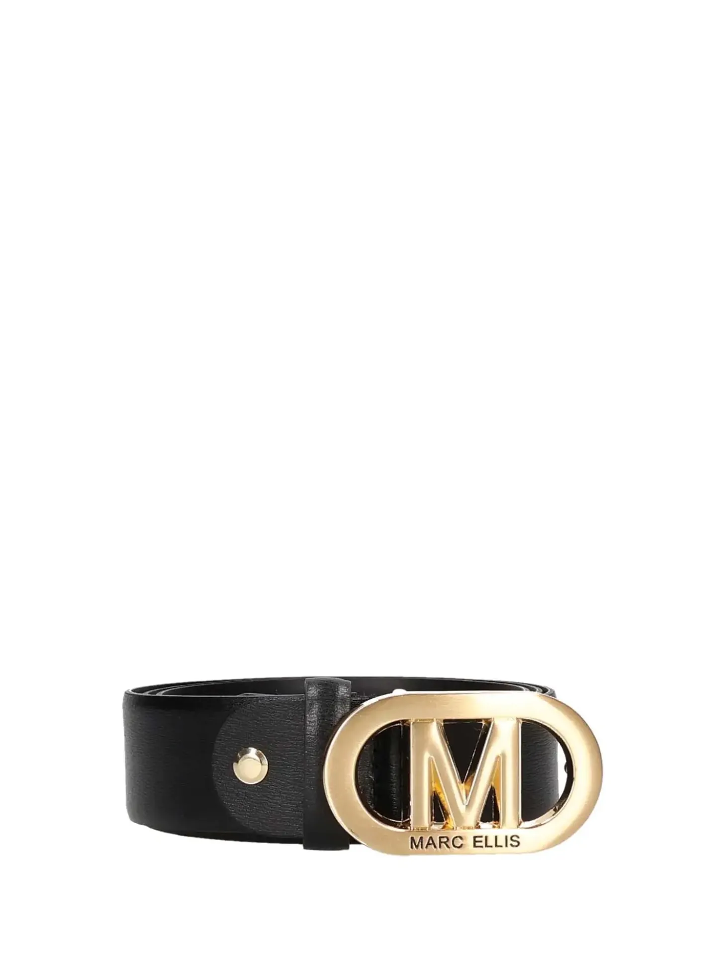 CINTURA DONNA - MARC ELLIS NERO-ORO - ME BELT - 175 BX