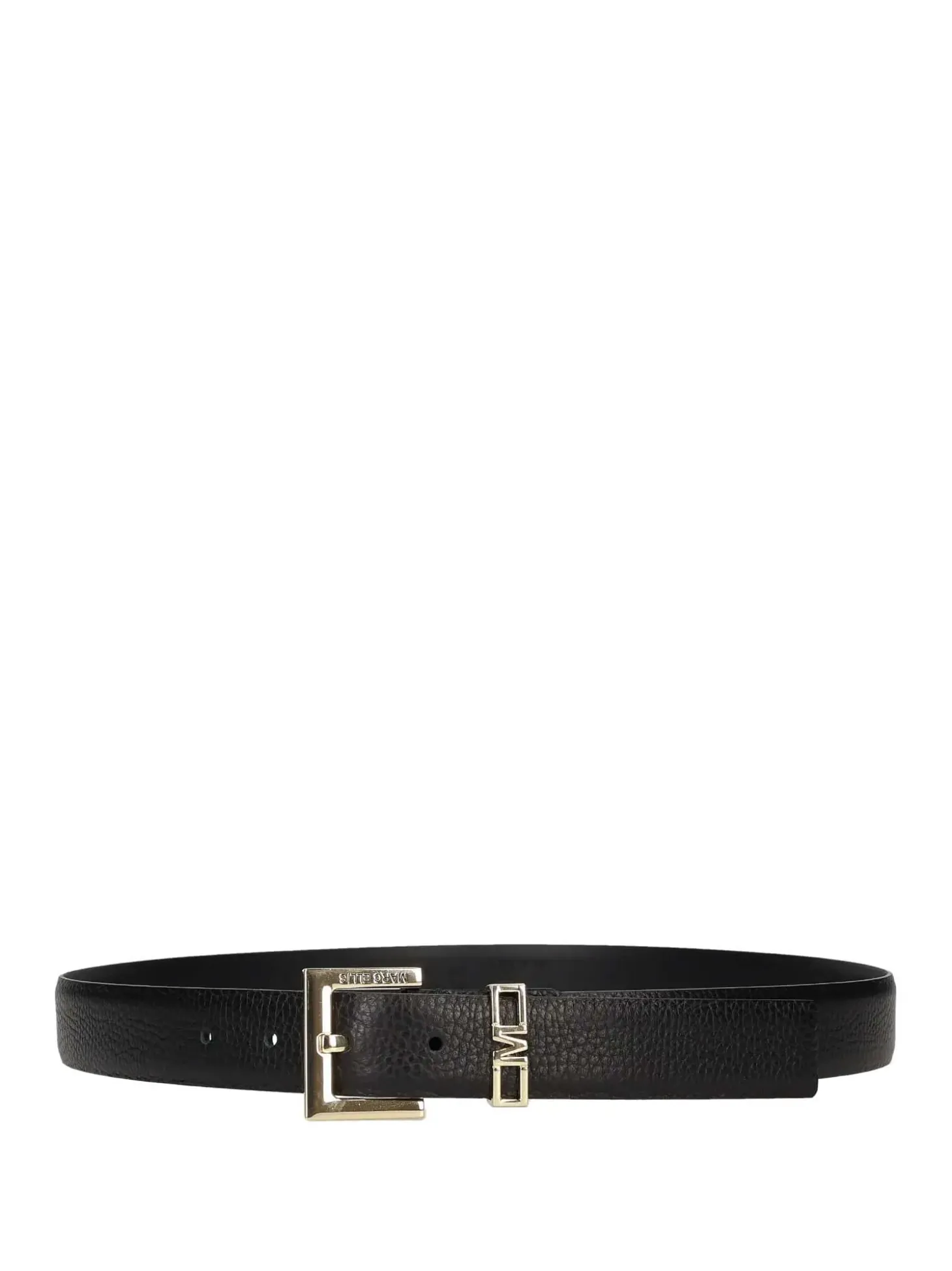 CINTURA DONNA - MARC ELLIS NERO-ORO - ME BELT - 170 DO